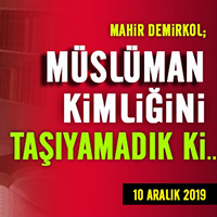 MÜSLÜMAN KİMLİĞİNİ TAŞIYAMADIK Kİ… 